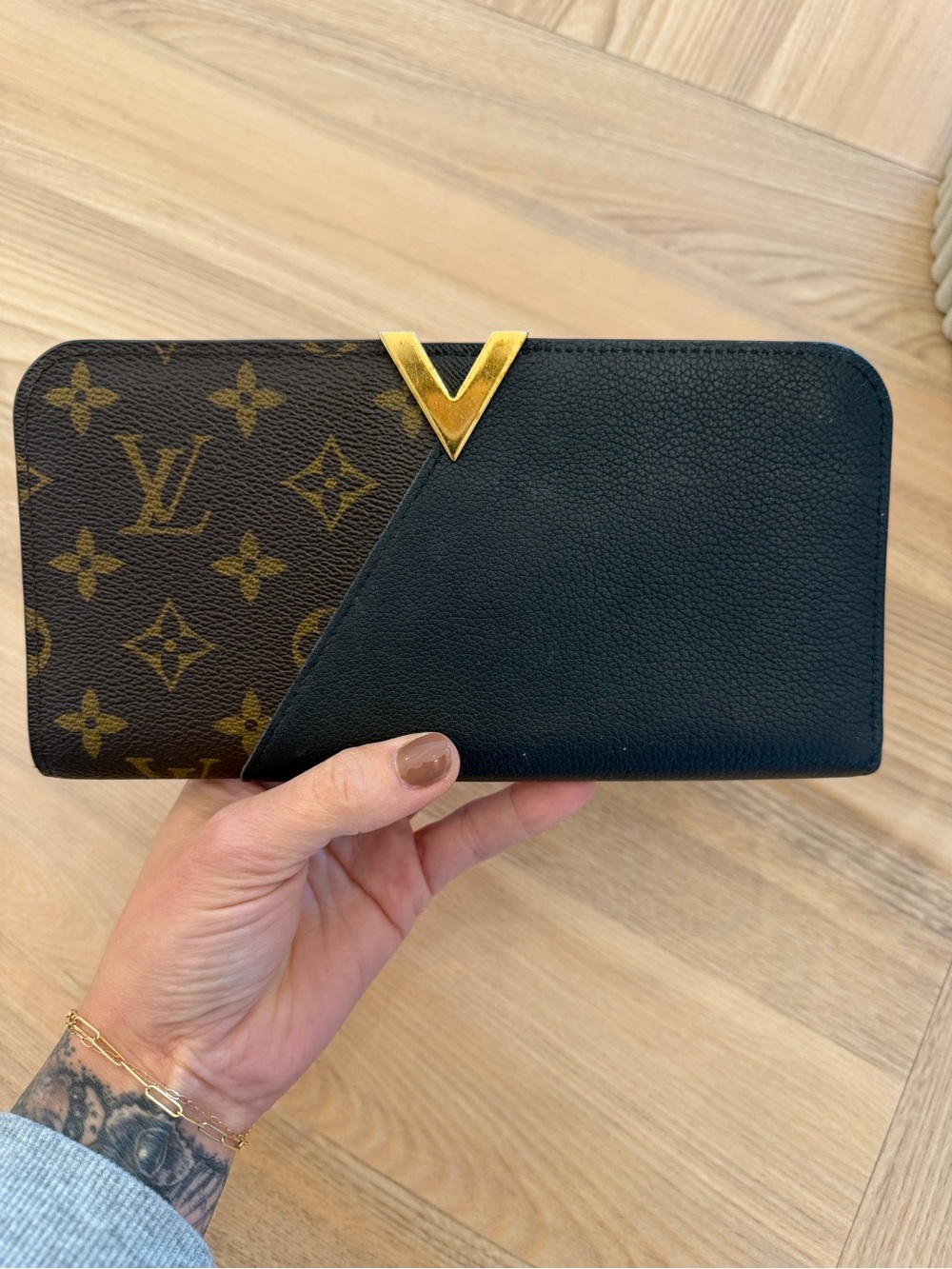 Louis Vuitton Black Kimono Wallet